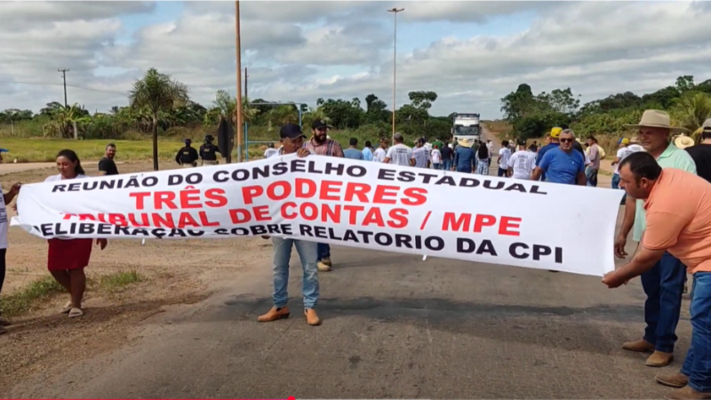 POVO BRABO...COM RAZÃO - Novo bloqueio total da BR-364 é confirmado pela PRF no km 563 em Rondônia; ninguém passa
